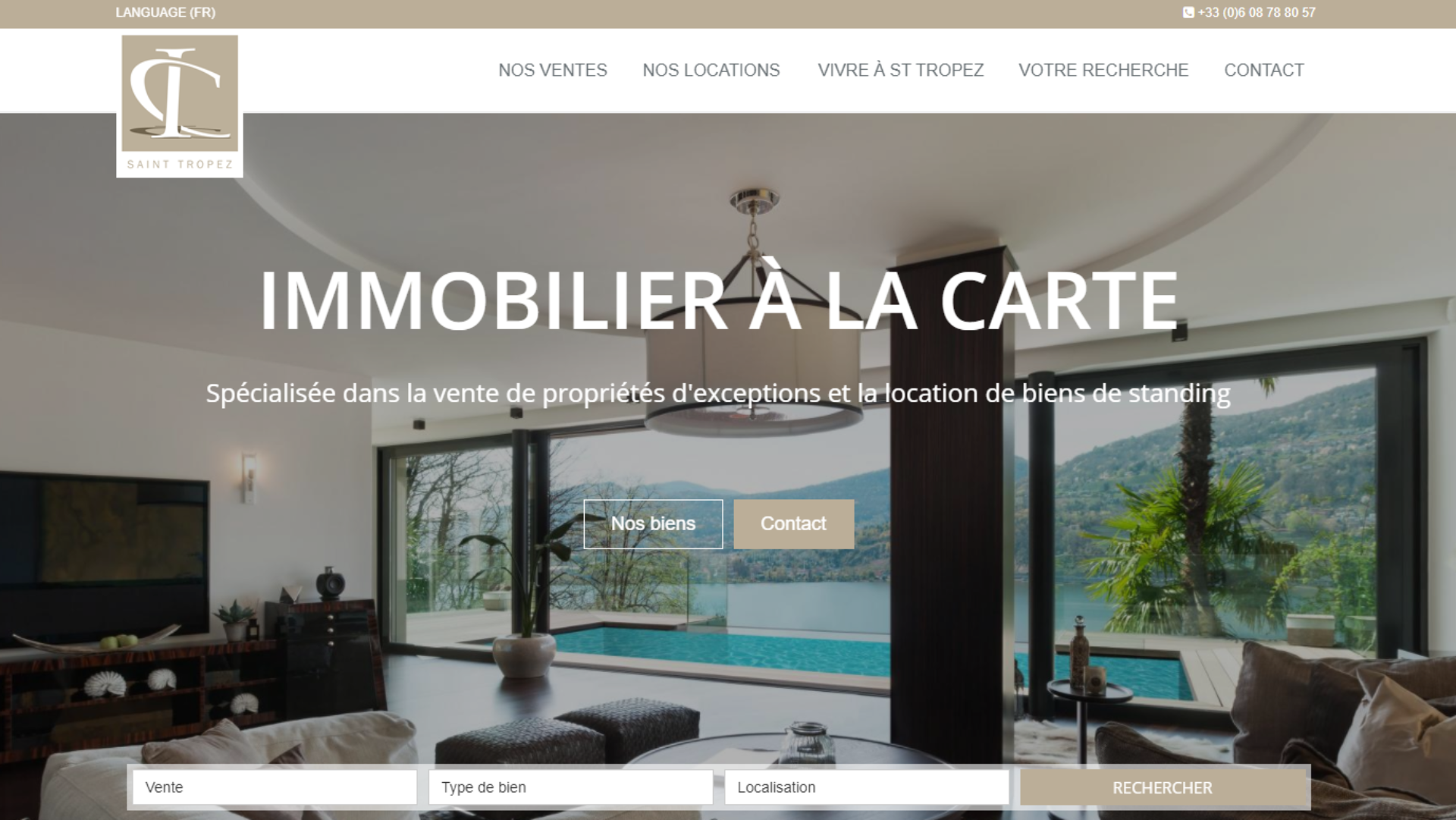 Agence L'Immobilier à la Carte à Saint Tropez