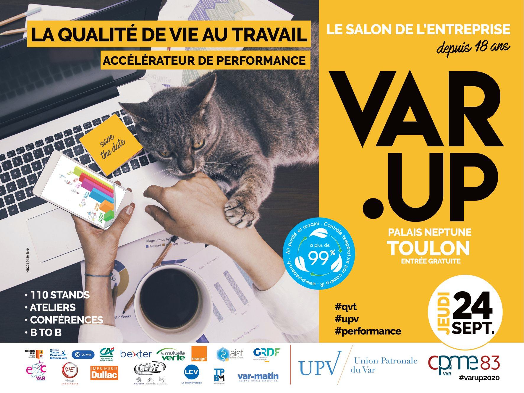 Bexter Partenaire Officiel du Salon de l'Entreprise Var Up 2020