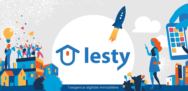 Solution digitale immobilière Lesty