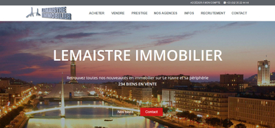Cration Logiciel De Transaction Immobilire & Site Web au Havre